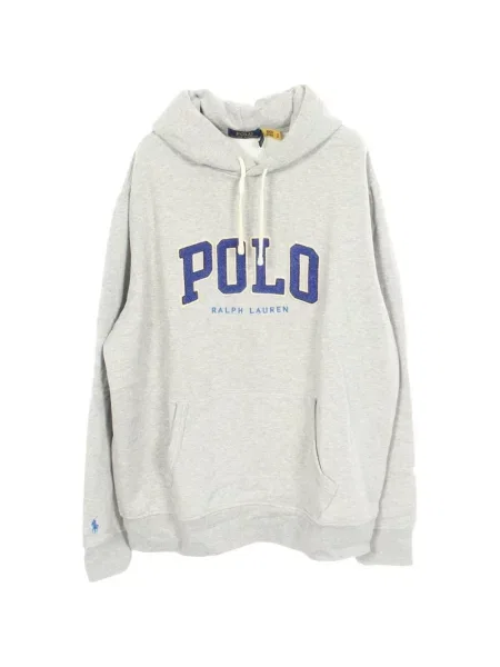 Dětska mikina s kapucí Polo Ralph Lauren šedá