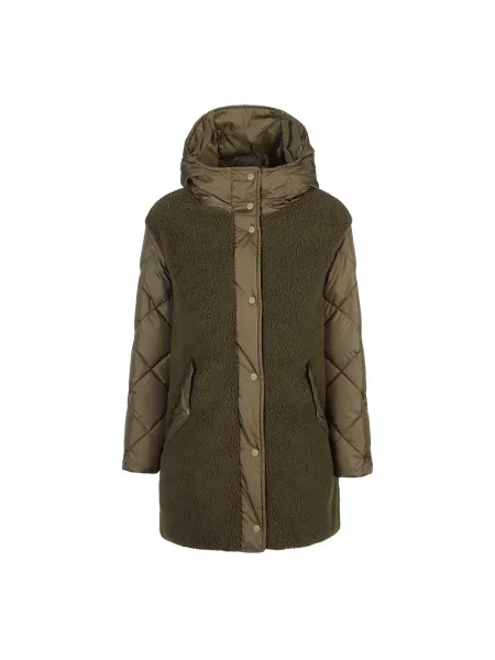 Parka Herno pikowana zielona