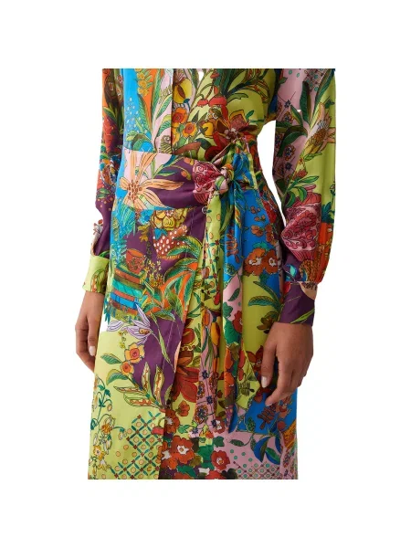 Fustă de satin Liu Jo din satin albastru