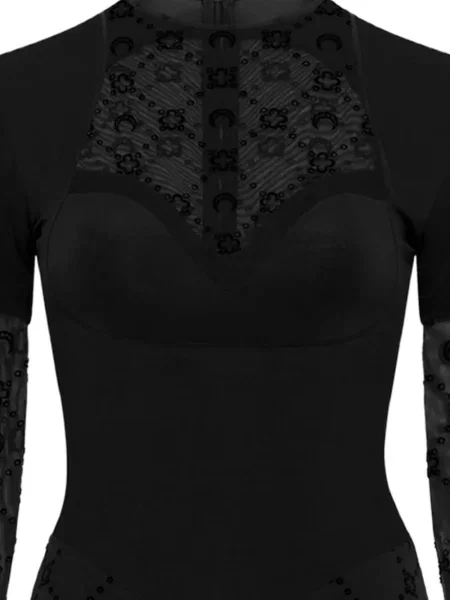 Rochie Marine Serre plasă de costum negru