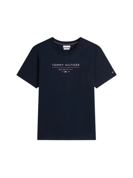 Tommy Hilfiger T-Shirt Brand Love Granatowy niebieska