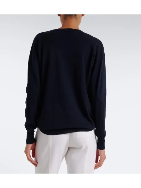 Sweter Gabriela Hearst z kaszmiru niebieski