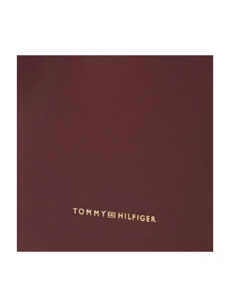 TOMMY HILFIGER Geantă de umăr vin roșu