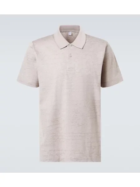 Polo Berluti cu imagine bej