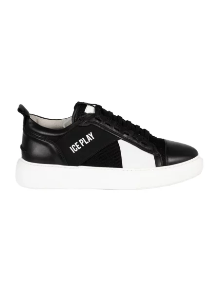 Sneakersy Ice Play skórzane czarne