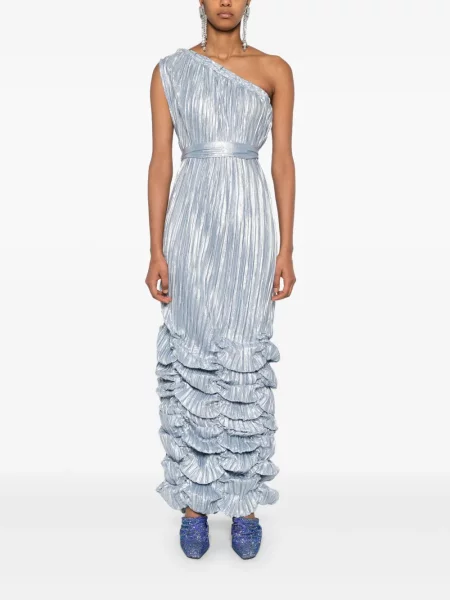 Rochie maxi Baruni de costum gri