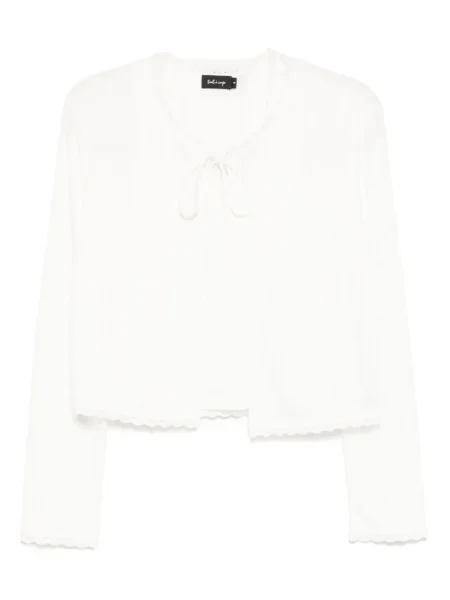 Kardigan Tout A Coup koronkowy biały