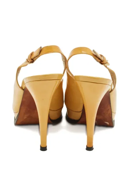 Sandale Stuart Weitzman slingback galben