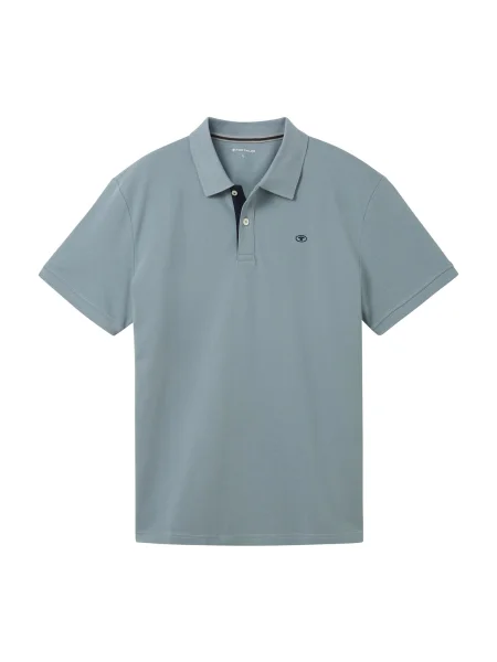 TOM TAILOR Tricou bleumarin / fumuriu albastru