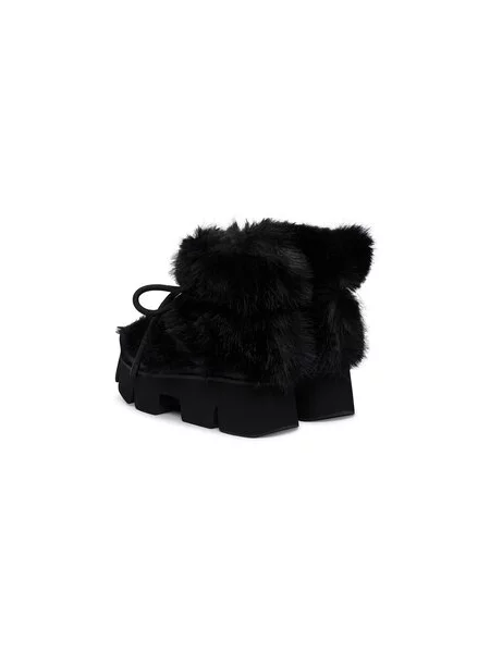 Škornji za sneg United Nude Stomper Fur Boot črna