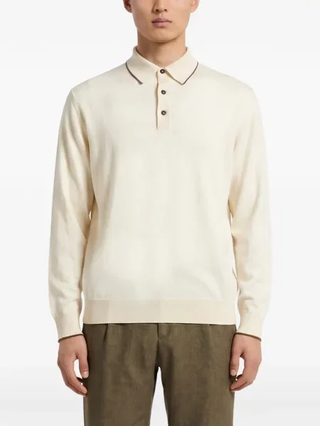 Lung tricou polo Kiton