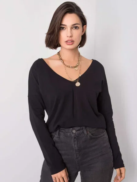 Bluză Fashionhunters negru