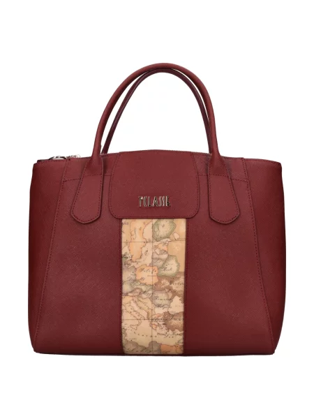 Shopperka Alviero Martini 1a Classe skórzana czerwona