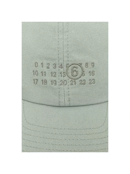 Maison Margiela czapka z daszkiem zielona