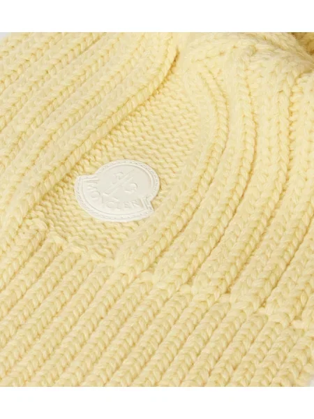 Fular Moncler de lână galben