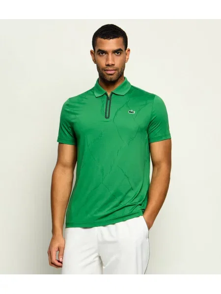 Tricou polo Lacoste verde