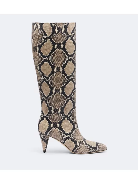 Cizme Victoria Beckham din piele bej