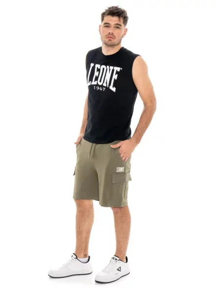 Szorty bojówki Leone Easy Stretch Twill dla mężczyzn zielone
