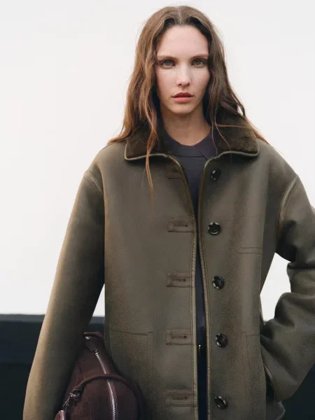 Дублянка MANGO коричневий