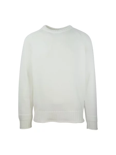 Sweter Carlo Colucci klasyczny biały