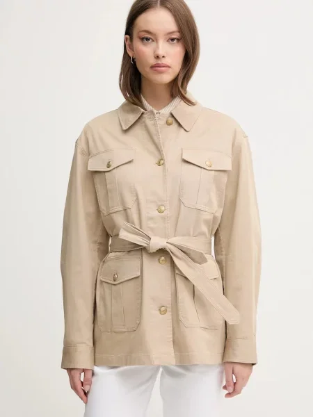 Яке тип риза Tommy Hilfiger преходен модел бежово