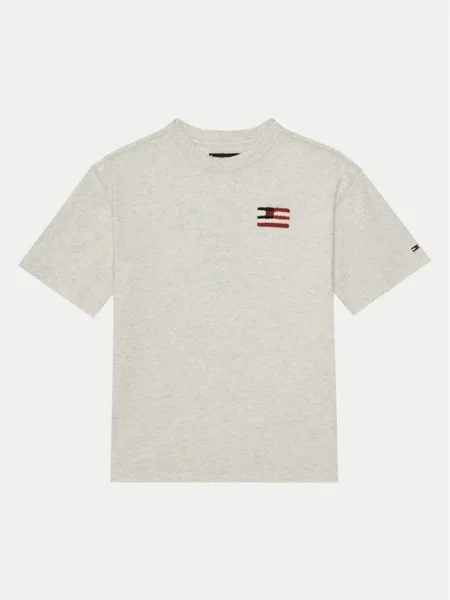 Tommy Hilfiger Póló D Szürke Regular Fit bézs