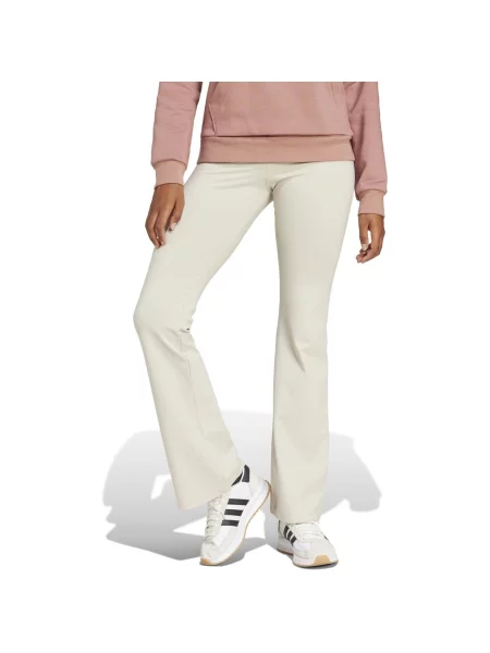 Trapéz leggings Adidas autogrammal bézs