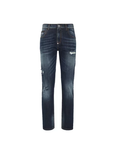 Spodnie Philipp Plein niebieskie
