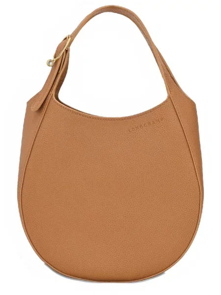 Geantă Longchamp din piele maro
