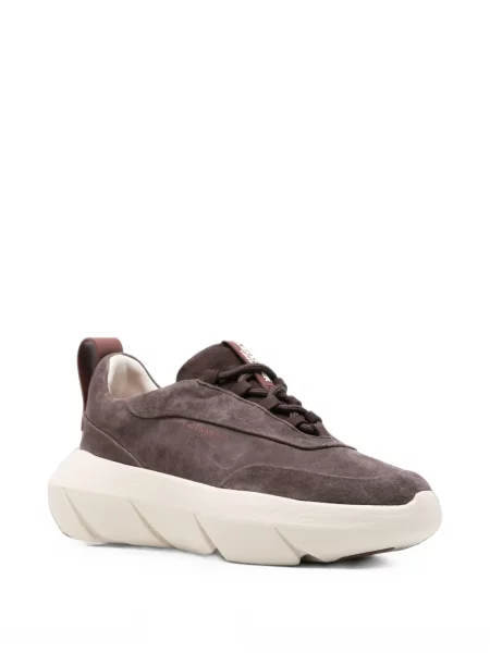 Sneakerși Alexander Smith din piele de căprioară chunky maro