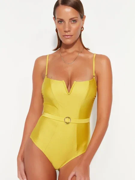 Costum de baie Trendyol galben