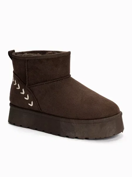 Island Boot Kozačky SAPHIR' hnědá