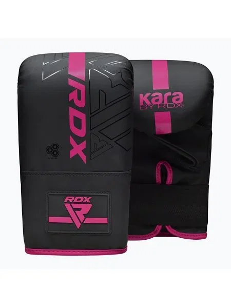 RDX F6 Bag Mitts розови боксови ръкавици черно
