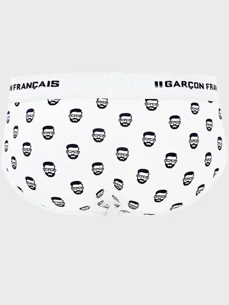 Трусы Garcon Francais белые