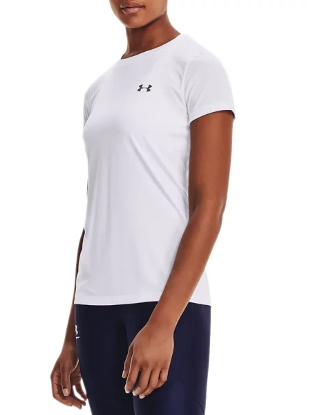 Scurt tricou Under Armour alb