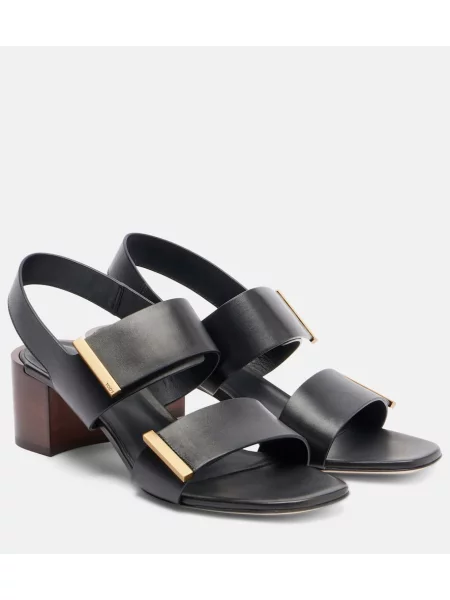 Sandale Tod's din piele negru