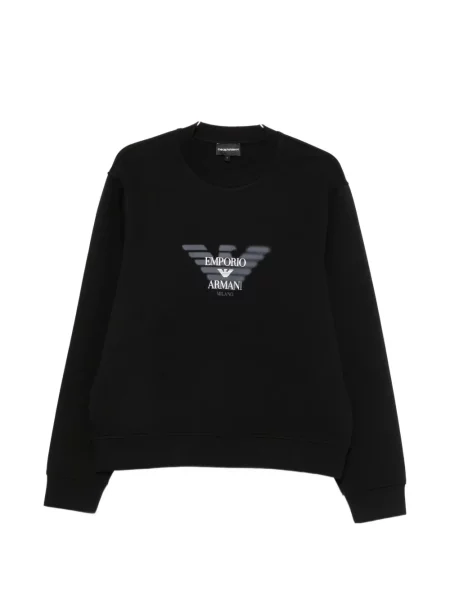 Hanorac Emporio Armani cu imagine negru