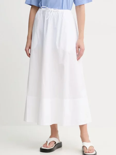 Fusta maxi By Malene Birger alb