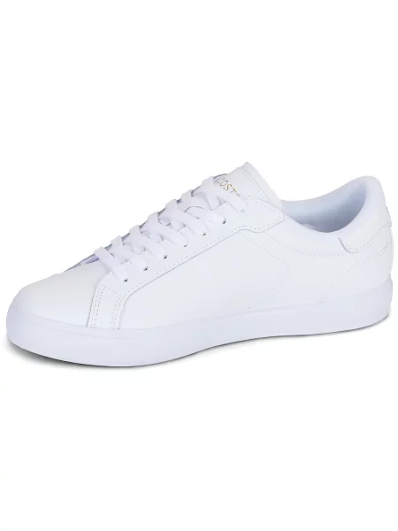 Pantofi Lacoste din piele alb