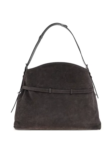 Geantă Givenchy din piele de căprioară gri