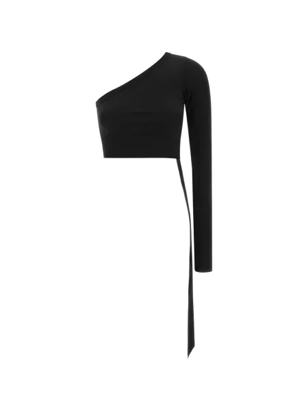 Top Rick Owens Drkshdw cu un umăr gol negru