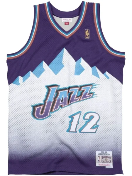 Košile Mitchell & Ness jersey fialová