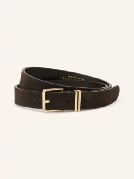 Pásek Tommy Hilfiger hnědý