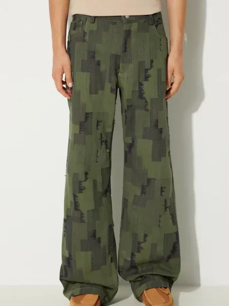 Pantaloni Marcelo Burlon verde