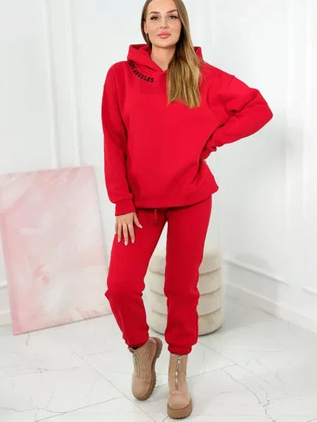 Trening Kesi cu broderie roșu