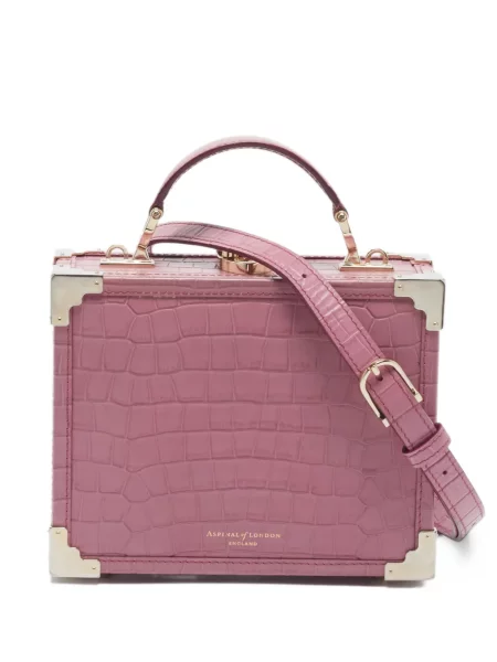 Geantă shopper Aspinal Of London roz