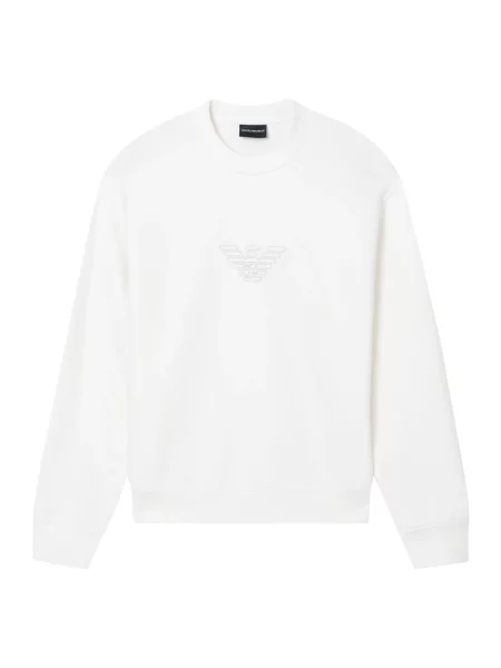 Bluza Emporio Armani z logo biała