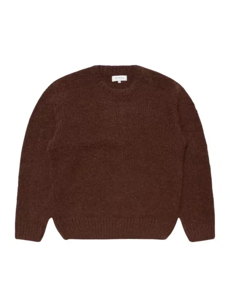 Sweter Edwin wełniany brązowy