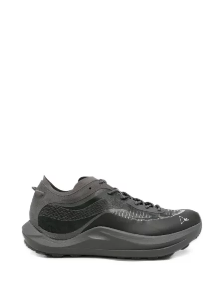 Sneakerși Roa cu șireturi din dantelă gri