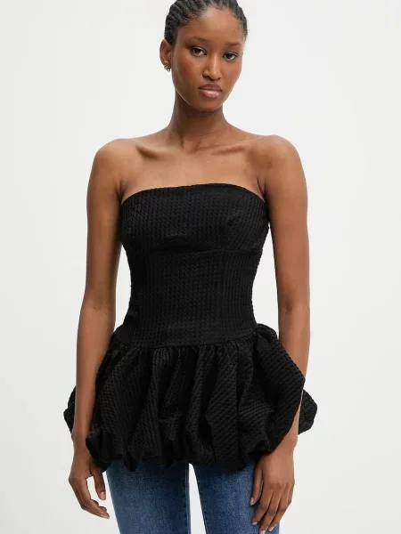 Top Answear.LAB bez uzorka crna